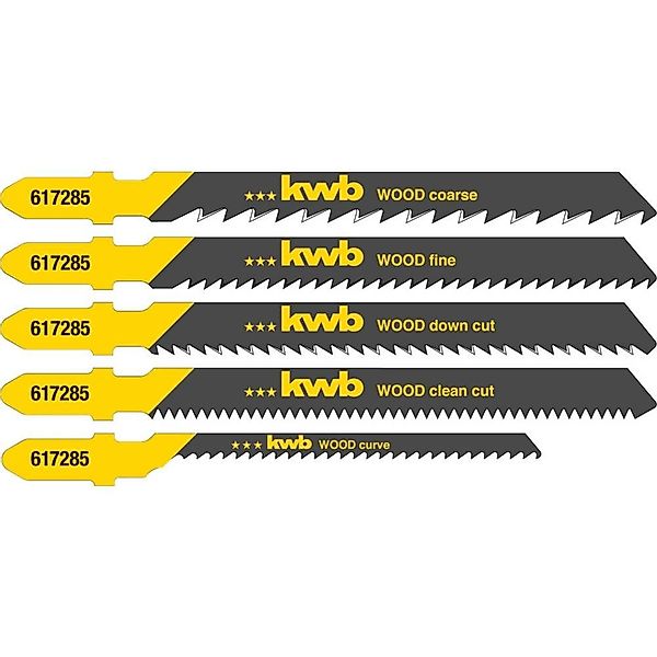 kwb Stichsägeblatt Stichsägeblatt-Set für Holz günstig online kaufen