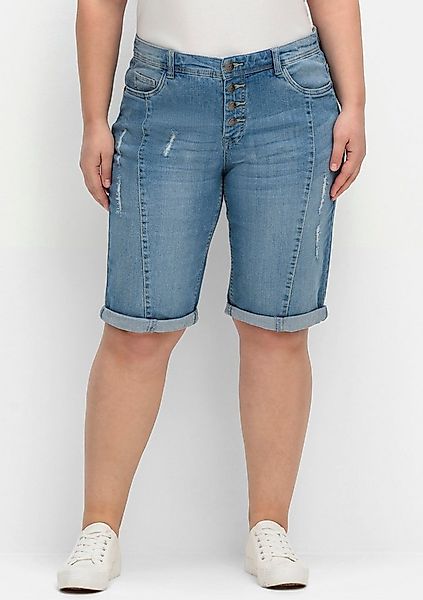 Sheego Jeansshorts Jeansbermudas . günstig online kaufen