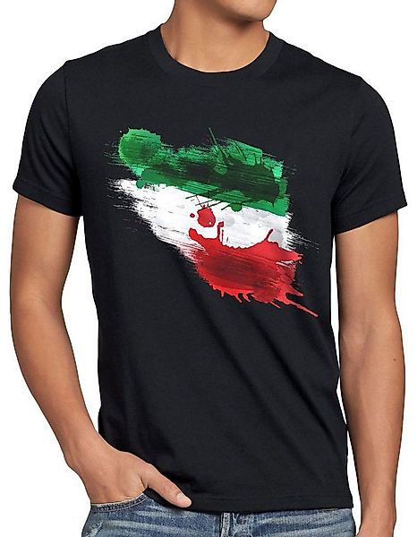 style3 T-Shirt Flagge Iran Fußball Sport Teheran WM EM Fahne günstig online kaufen