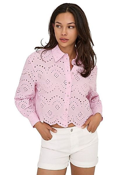 ONLY Hemdbluse ONLVALAIS L/S aus Baumwolle günstig online kaufen