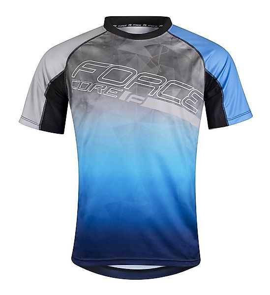 FORCE Radtrikot Jersey Trikot FORCE MTB CORE grau-blau schwarz %%% * günstig online kaufen