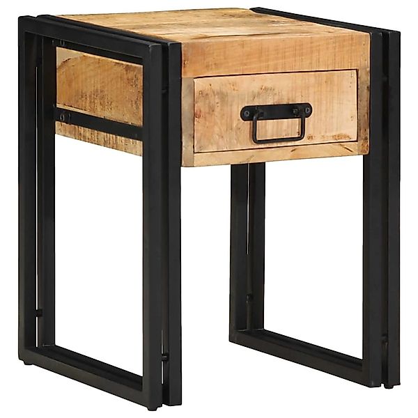 vidaXL Beistelltisch 40 x 40 x 50 cm Massives Mango Holz und Metall 4016712 günstig online kaufen