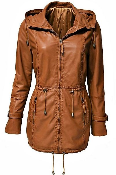Zimmert Leather Ledermantel Delphine mit abnehmbarer Kapuze günstig online kaufen