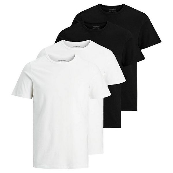 Jack & Jones T-Shirt Herren T-Shirt, 4er Pack - JACBASIC CREW NECK TEE, (Pa günstig online kaufen