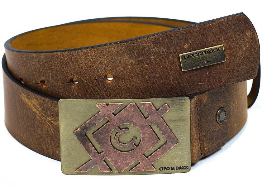 Cipo & Baxx Ledergürtel Eleganter Gürtel günstig online kaufen