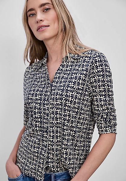 STREET ONE 3/4-Arm-Shirt mit grafischem Muster günstig online kaufen