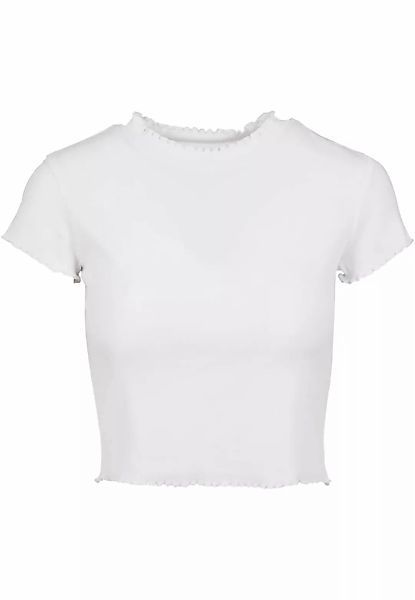 URBAN CLASSICS T-Shirt "Urban Classics Damen Ladies Cropped Rib Tee", (1 tl günstig online kaufen