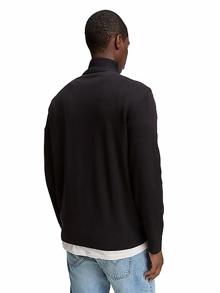 TOM TAILOR Denim Troyer, mit Rippbündchen günstig online kaufen