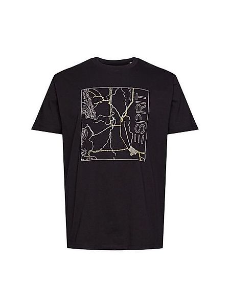 Esprit T-Shirt Jersey-Shirt mit Logo-Print (1-tlg) günstig online kaufen