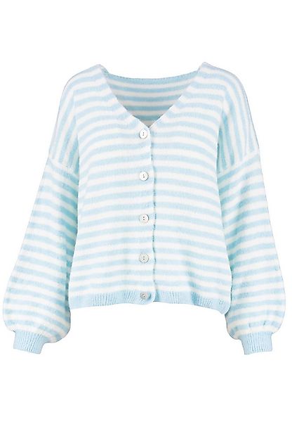 Seasons of April Cardigan CANDY (1-tlg) Damen Cardigan Gestreift Kuschelig günstig online kaufen