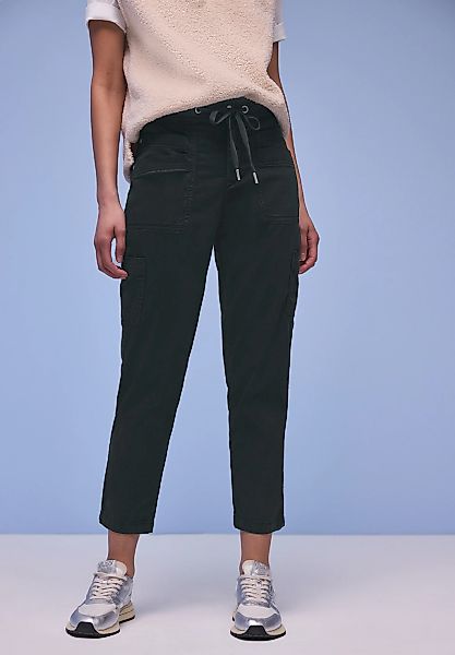 STREET ONE Jogger Pants "Style Bonny" mit Cargo-Taschen und Kordelzug günstig online kaufen