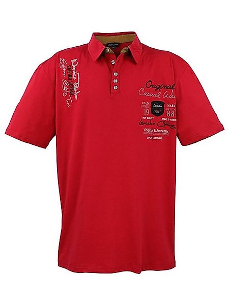 Lavecchia Poloshirt Lavecchia Herren Poloshirt LV-610 (Rot, 6XL) Herren Pol günstig online kaufen