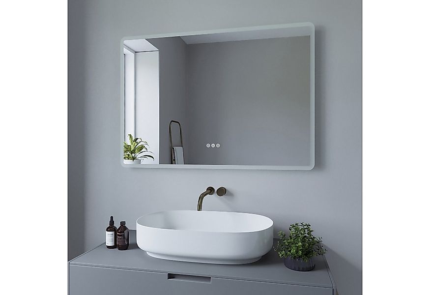 AQUABATOS Badspiegel Bad Spiegel mit LED Beleuchtung Badezimmerspiegel mit günstig online kaufen