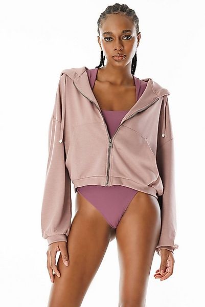 No Matter What Kapuzenpullover Weiches, seidiges Kapuzensweatshirt mit Reiß günstig online kaufen