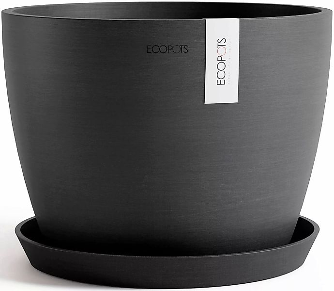 ECOPOTS Blumentopf "Stockholm 31 Dunkelgrau", für innen und außen: frostsic günstig online kaufen