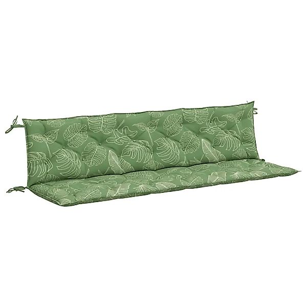 vidaXL Gartenbank-Auflagen 2 Stk Blattmuster 200x50x7 cm Stoff 361751 günstig online kaufen