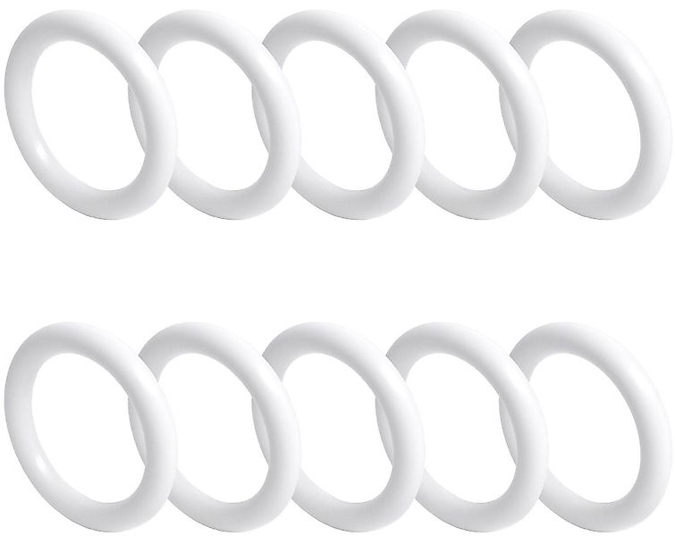 Liedeco Gardinenring, Gardinenstangen, (Packung, 10-St., mit günstig online kaufen