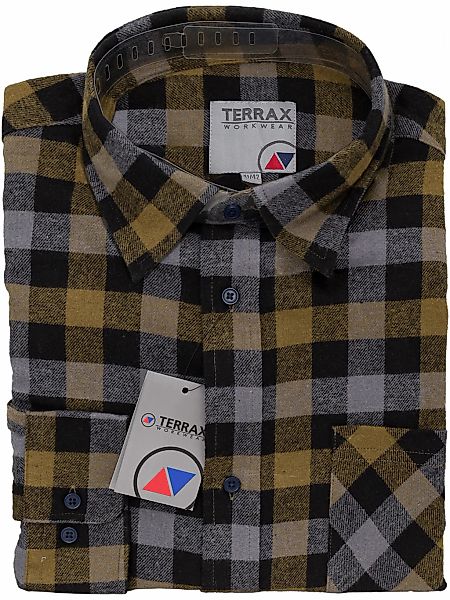 Terrax Workwear Flanellhemd "Flanellhemd 105 cm" günstig online kaufen