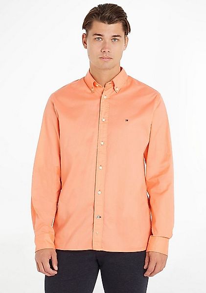 Tommy Hilfiger Langarmhemd FLEX POPLIN RF SHIRT mit Tommy Hilfiger Labelsch günstig online kaufen