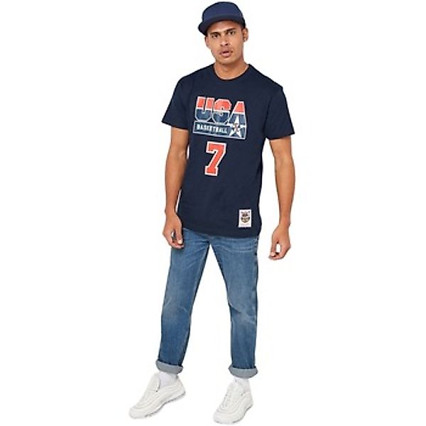 Mitchell And Ness  T-Shirts & Poloshirts T-shirt USA name   number Larry Bi günstig online kaufen