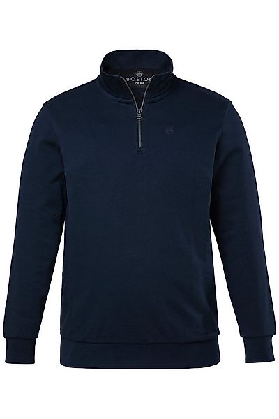 Boston Park Sweatshirt Troyer Sweat Stehkragen mit Zipper günstig online kaufen