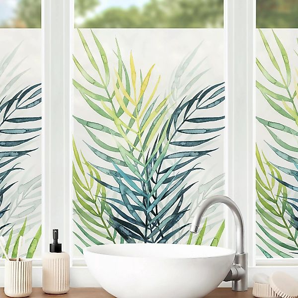 Fensterfolie Tropisches Blattwerk - Palme günstig online kaufen