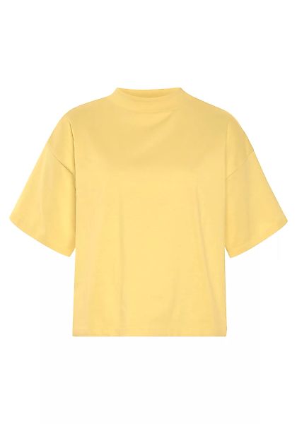 AJC Oversize-Shirt mit modisch breitem Rippen-Rundhalsausschnitt günstig online kaufen