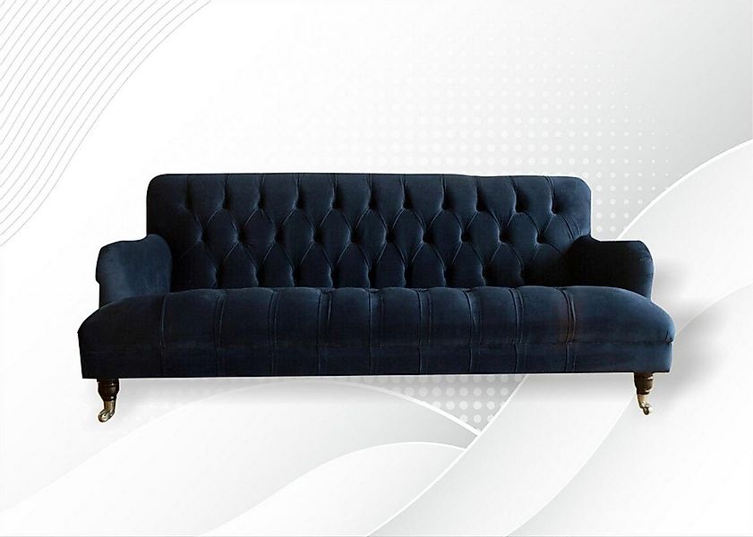 JVmoebel Chesterfield-Sofa Chesterfield Sofa Handarbeit Massivholz Möbel, M günstig online kaufen