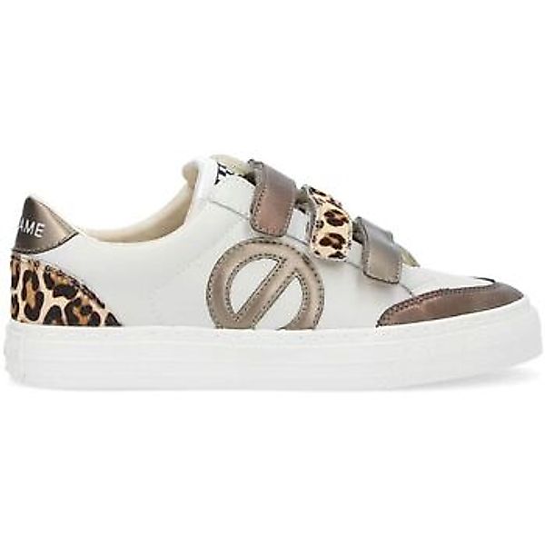 No Name  Sneaker STRIKE STRAPS W - NAPPA/LEO/MIMOS - BLANC CASSE/LEOPARD/DO günstig online kaufen