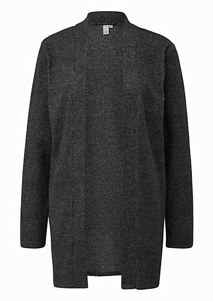 QS Strickjacke (1-tlg) Ripp günstig online kaufen