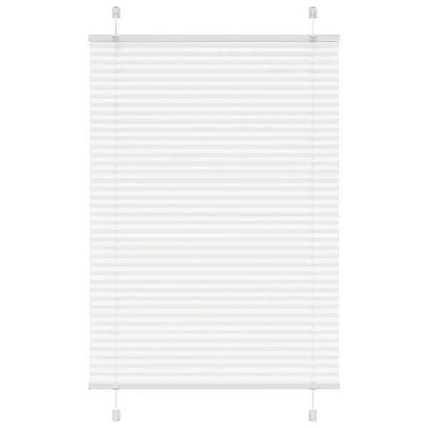 vidaXL Plissee Weiß 90x150 cm Stoffbreite 89,4 cm Polyester 4015498 günstig online kaufen