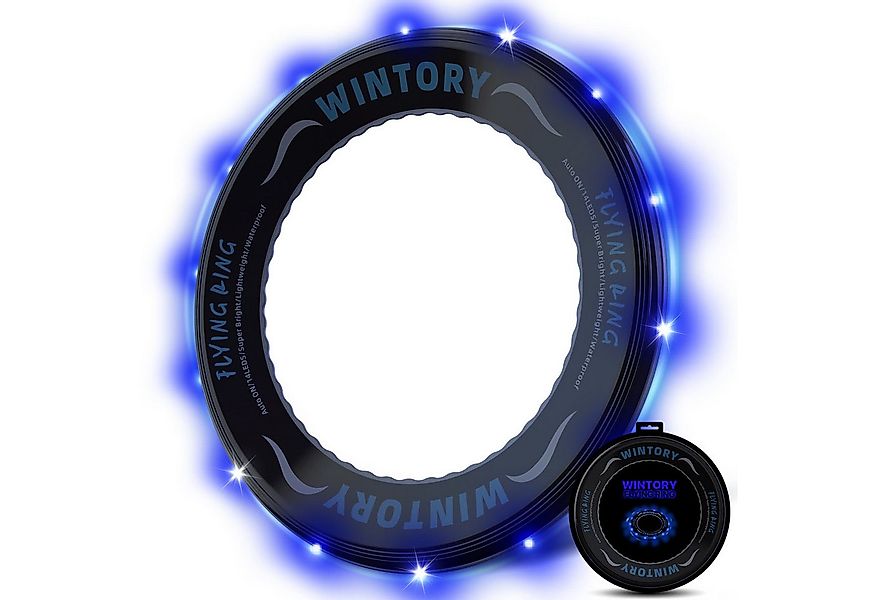 POPOLIC Wurfscheibe Fliegender Ring – 14 LEDs, hell, automatisches Aufleuch günstig online kaufen
