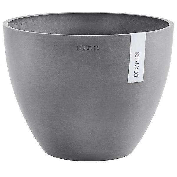 Ecopots Pflanztopf Antwerp Grau 40 cm günstig online kaufen