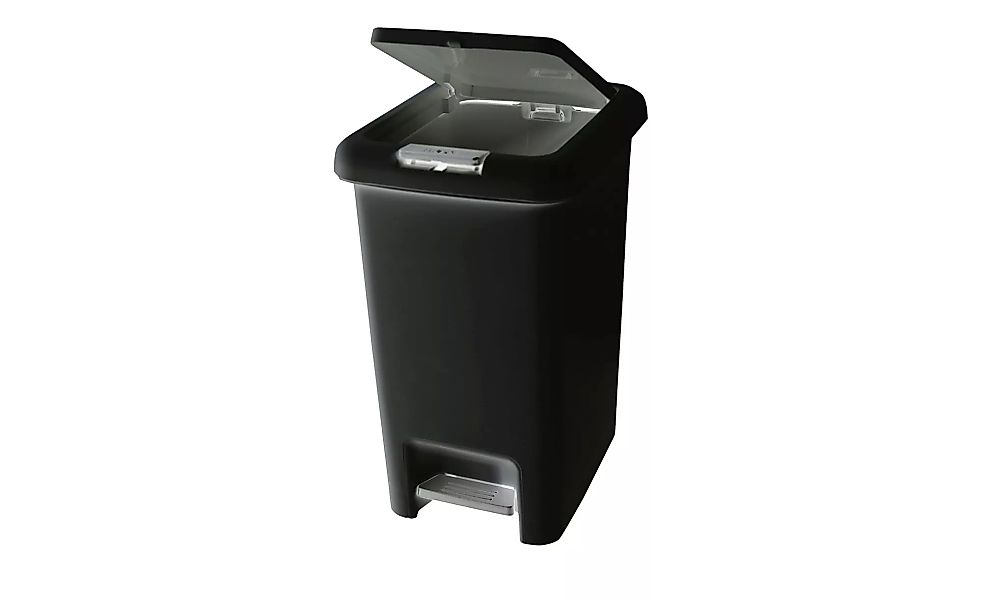 Abfalltreteimer 10l - schwarz - Kunststoff - 20,1 cm - 35 cm - 27 cm - Scon günstig online kaufen