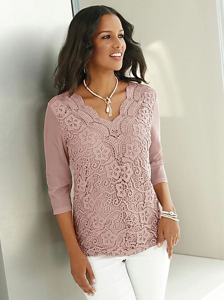Lady Spitzenshirt "Shirt" 1 Stk. tlg. günstig online kaufen