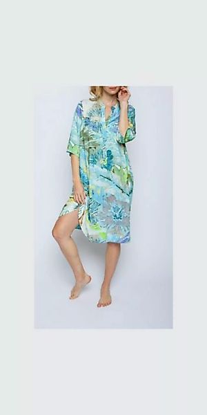 Emily Van Den Bergh Blusenkleid Kleid EMILY VAN DEN BERGH aqua floral günstig online kaufen