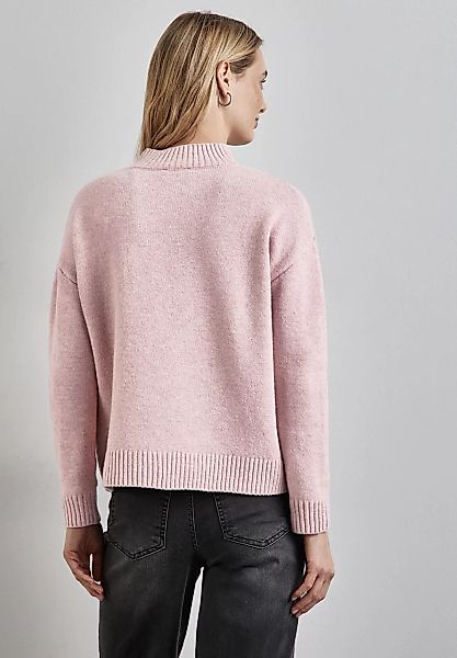 STREET ONE Strickpullover, mit Zopfmuster günstig online kaufen