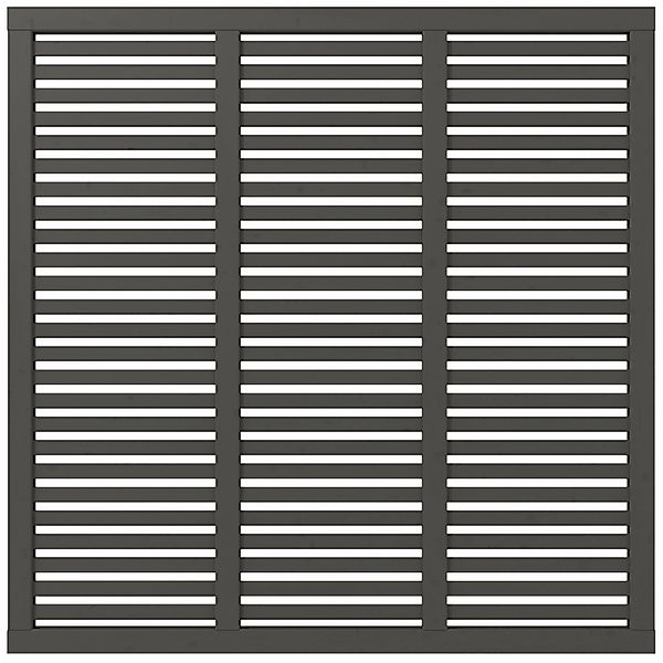 Sichtschutzzaun Harmoni Nadelholz Umbragrau 180 cm x 180 cm günstig online kaufen