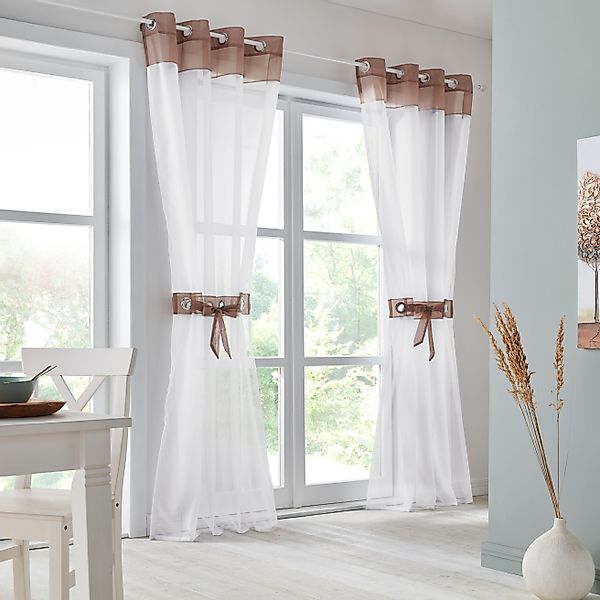 my home Gardine Villars, Ösen (2 günstig online kaufen