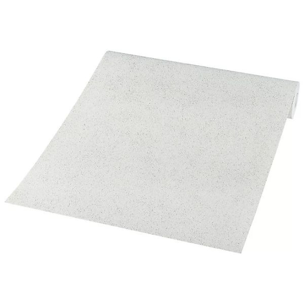 Bricoflor Sand Struktur Tapete Uni Vliestapete in Hellgrau Weiß Ideal für F günstig online kaufen