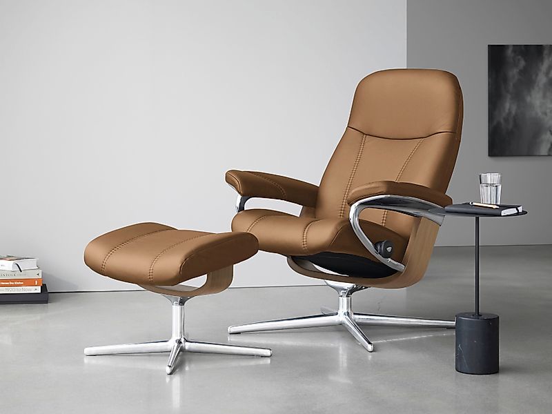 Stressless® Relaxsessel »Consul« Set, Relaxsessel mit Hocker, mit Hocker, m günstig online kaufen