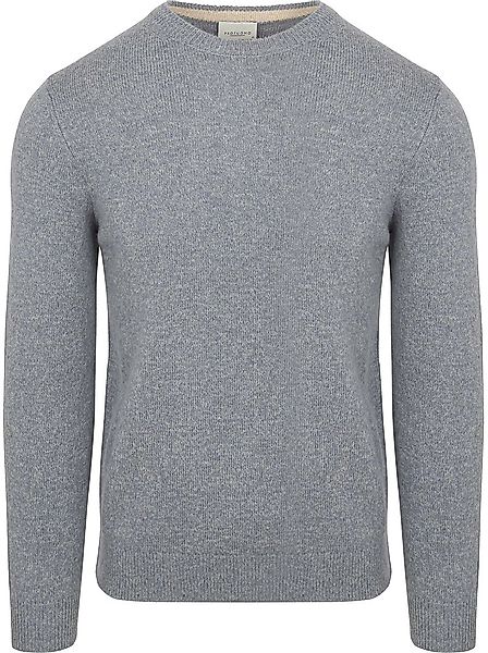 Profuomo Pullover Wool Blend Blau - Größe M günstig online kaufen