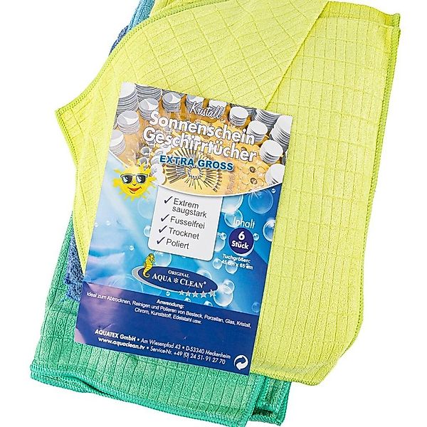 AQUA CLEAN Geschirrtuch AQUA CLEAN Kristall günstig online kaufen