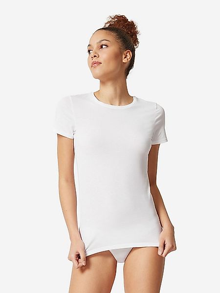 Skiny T-Shirt Cotton Essentials Tee Shirt, Kurzarmshirt, Basic Shirt günstig online kaufen