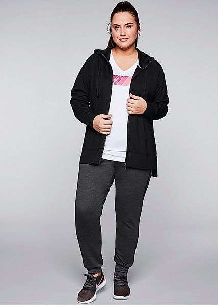 Sheego Trainingsshirt Kapuzensweatjacke . günstig online kaufen