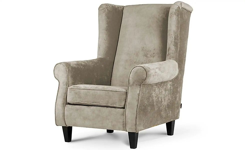 KONSIMO Ohrensessel  Miles ¦ beige ¦ Maße (cm): B: 82 H: 105 Polstermöbel > günstig online kaufen