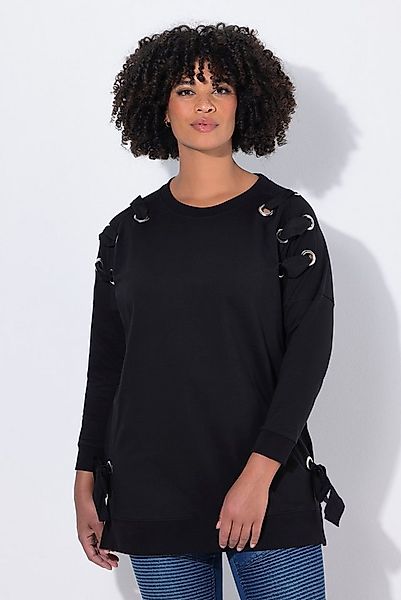 Angel of Style Sweatshirt Sweatshirt bequeme Passform Zierschnürung günstig online kaufen