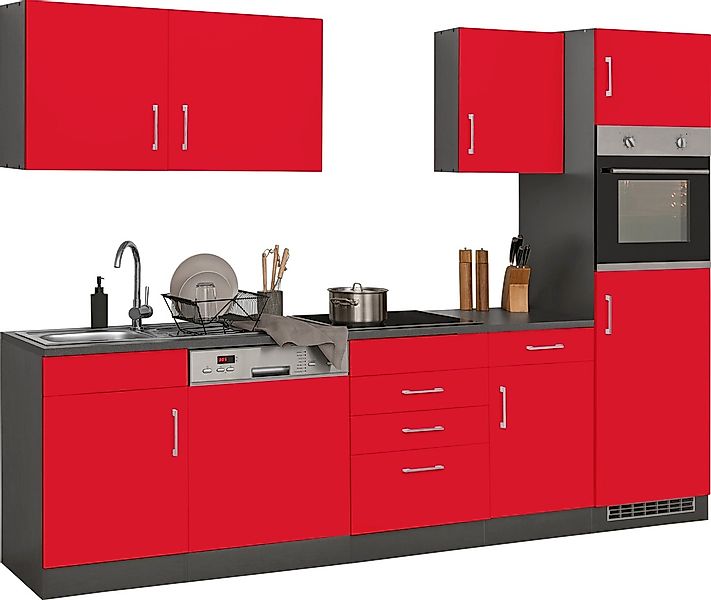 KOCHSTATION Küchenzeile »KS-Paris«, ohne E-Geräte, Breite 280 cm günstig online kaufen