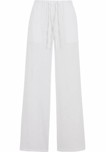 URBAN CLASSICS Stoffhose "Urban Classics Ladies Structured Wideleg Pants" günstig online kaufen
