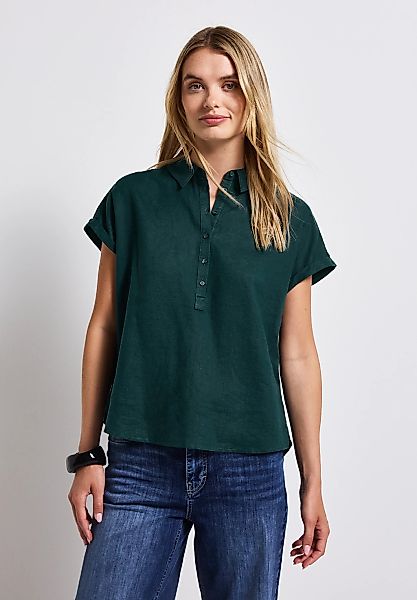STREET ONE Hemdbluse, mit Seitlichen Einschlitzen am Saum günstig online kaufen